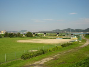 百間川公園グラウンド画像